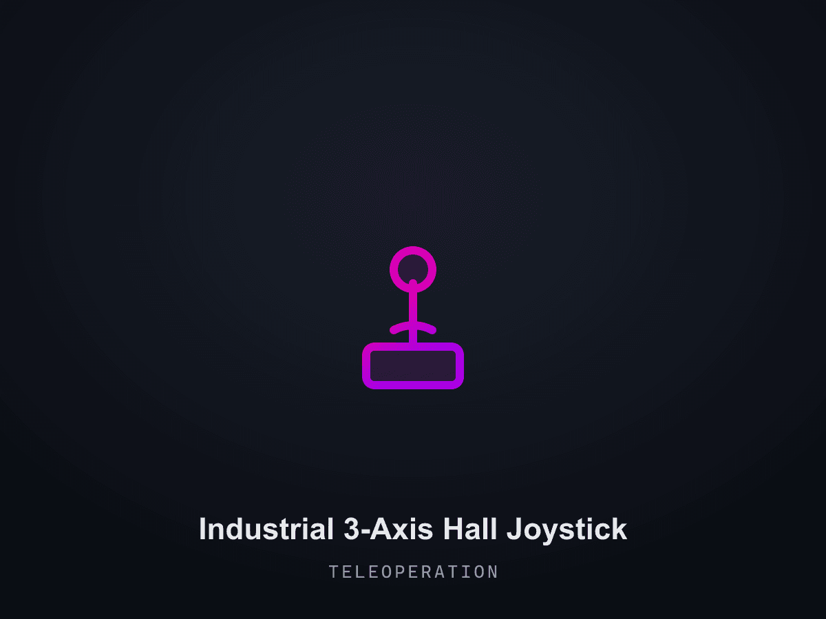 Industrial 3-Axis Hall Joystick