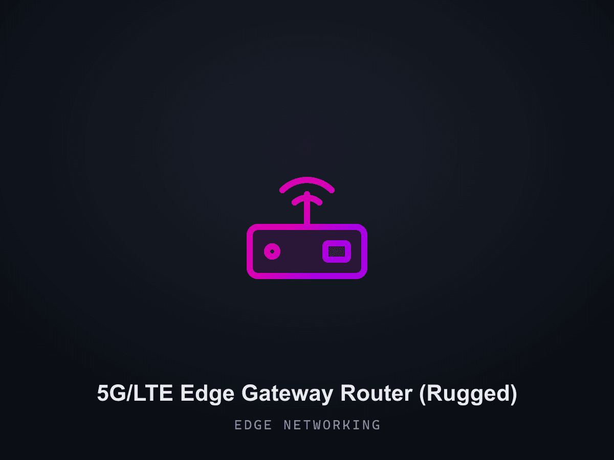 5G/LTE Edge Gateway Router (Rugged)