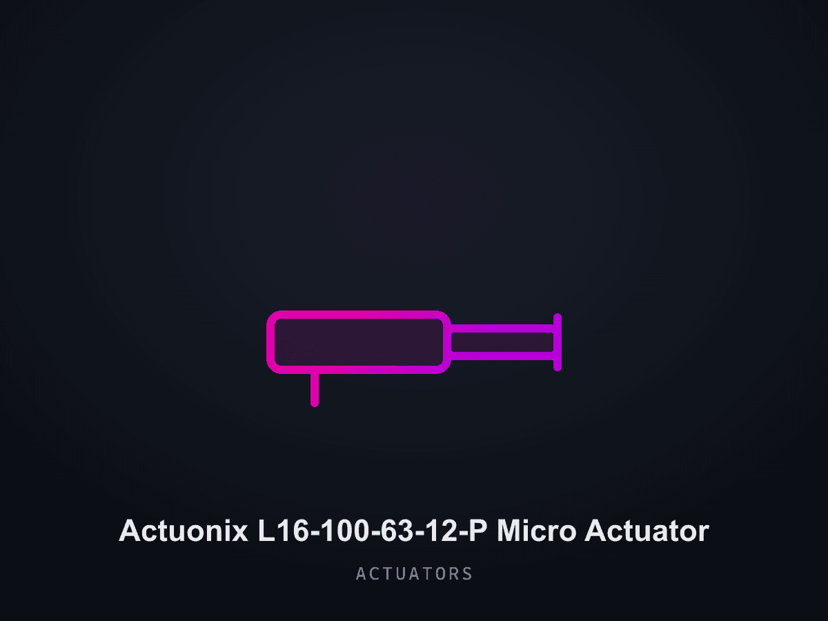 Actuonix L16-100-63-12-P Micro Actuator