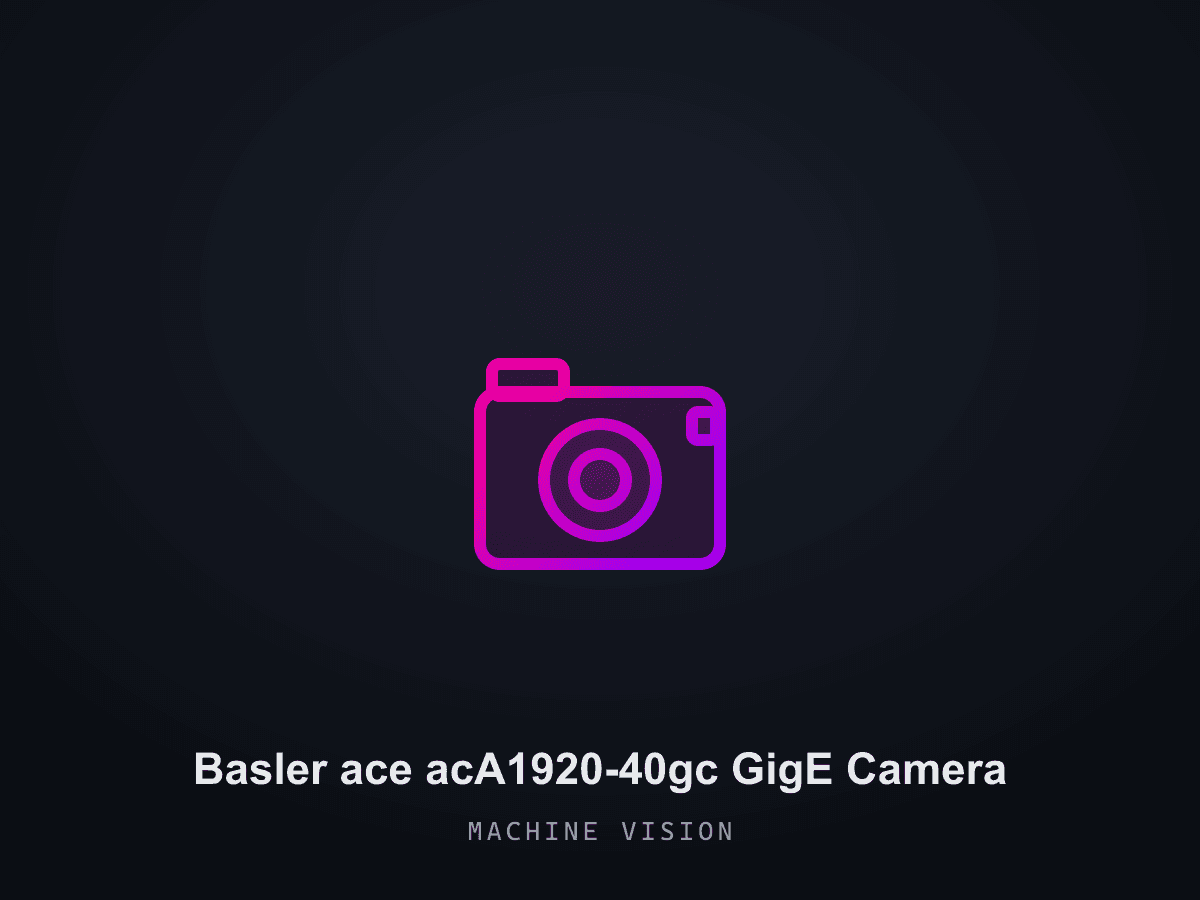 Basler ace acA1920-40gc GigE Camera