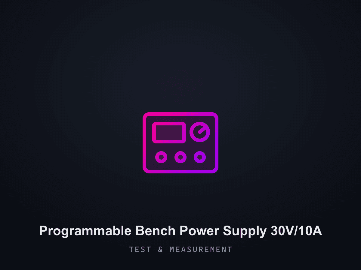 Programmable Bench Power Supply 30V/10A
