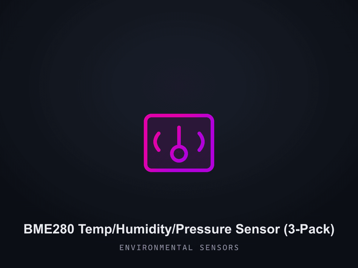 BME280 Temp/Humidity/Pressure Sensor (3-Pack)