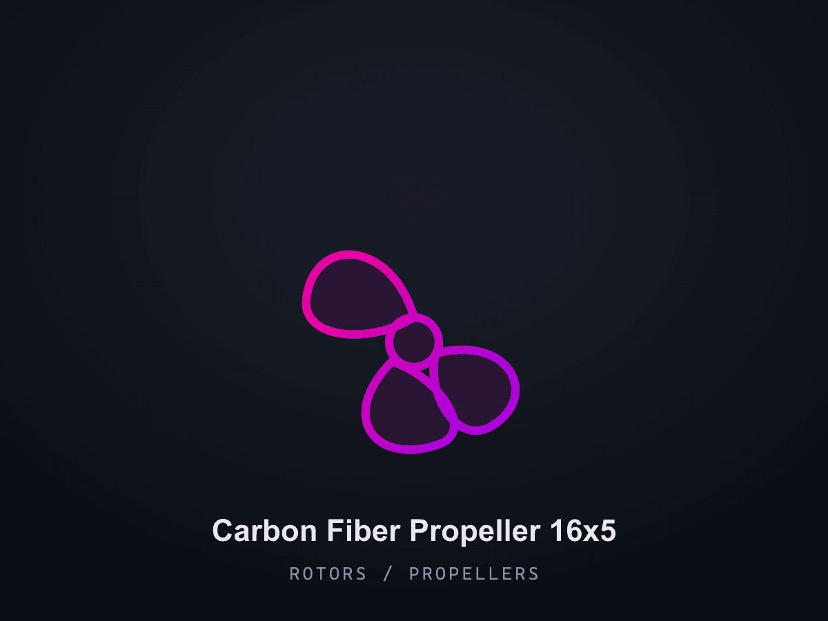Carbon Fiber Propeller 16x5