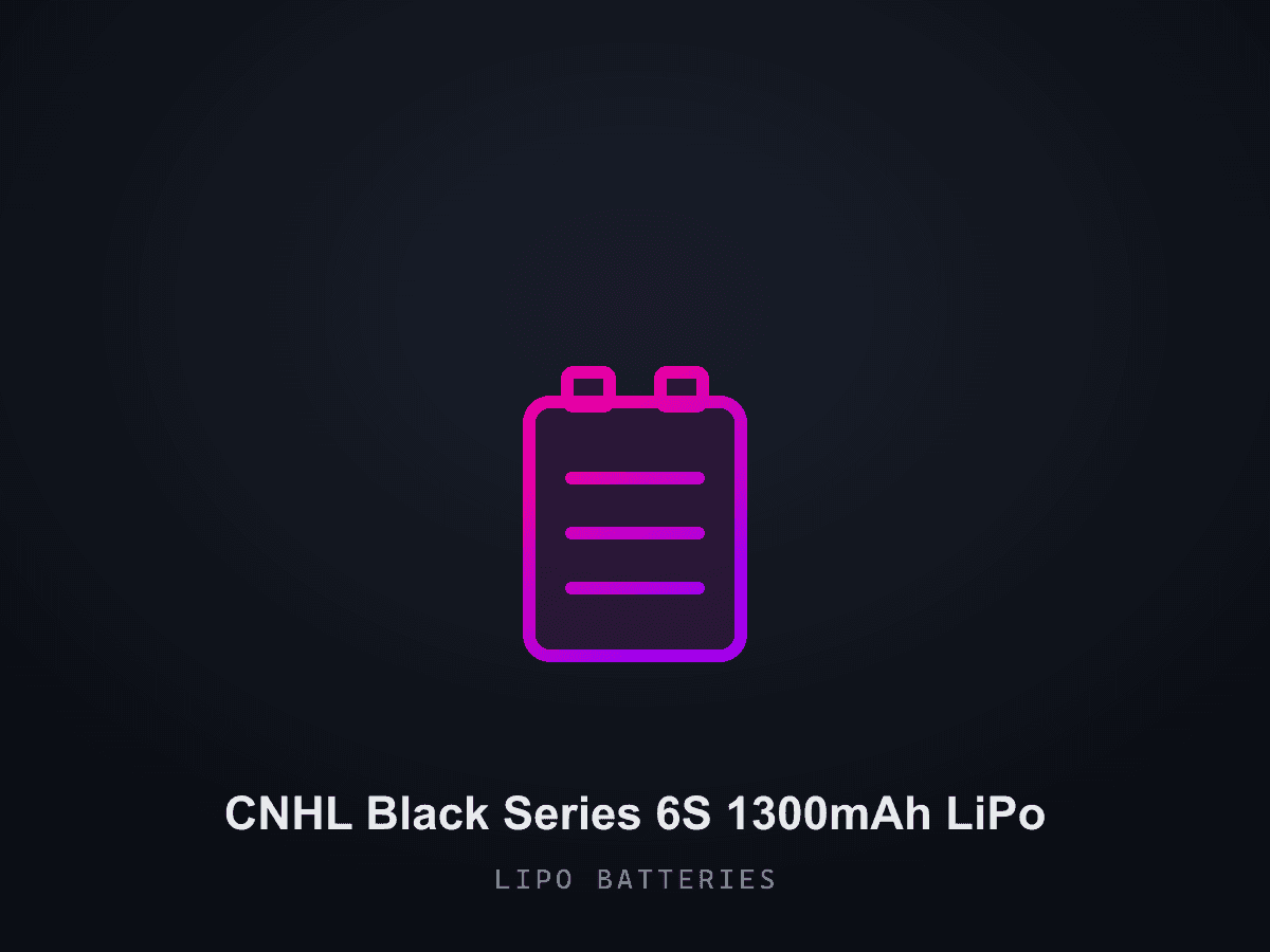 CNHL Black Series 6S 1300mAh LiPo