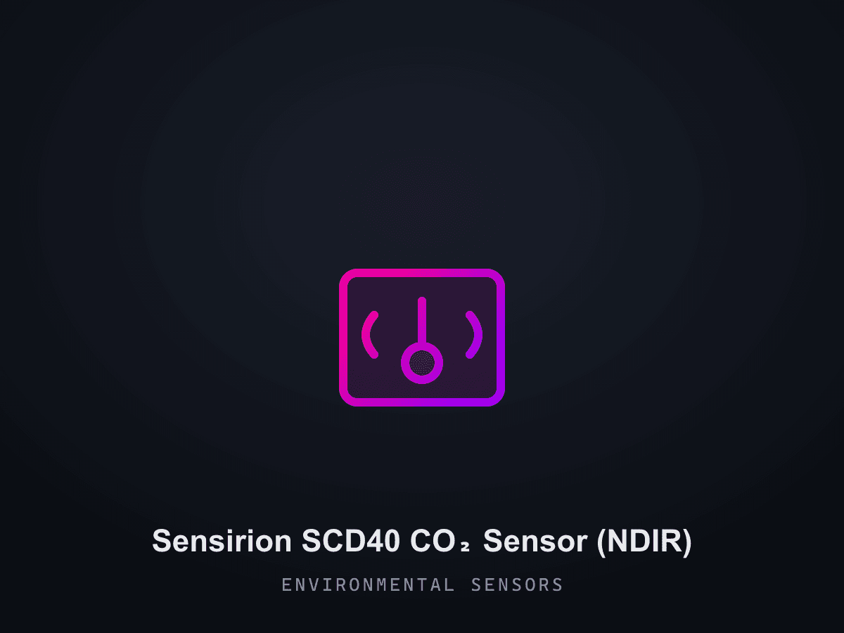 Sensirion SCD40 CO₂ Sensor (NDIR)
