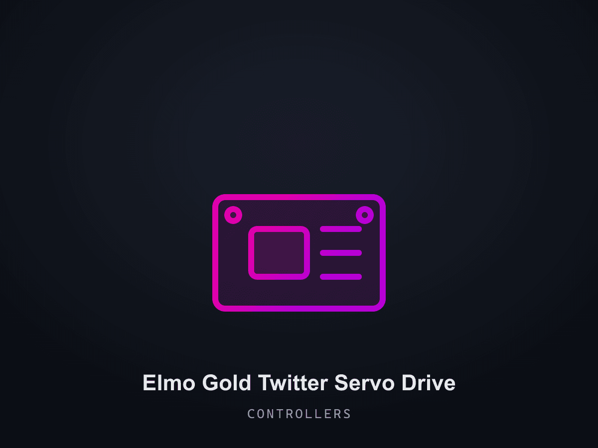Elmo Gold Twitter Servo Drive