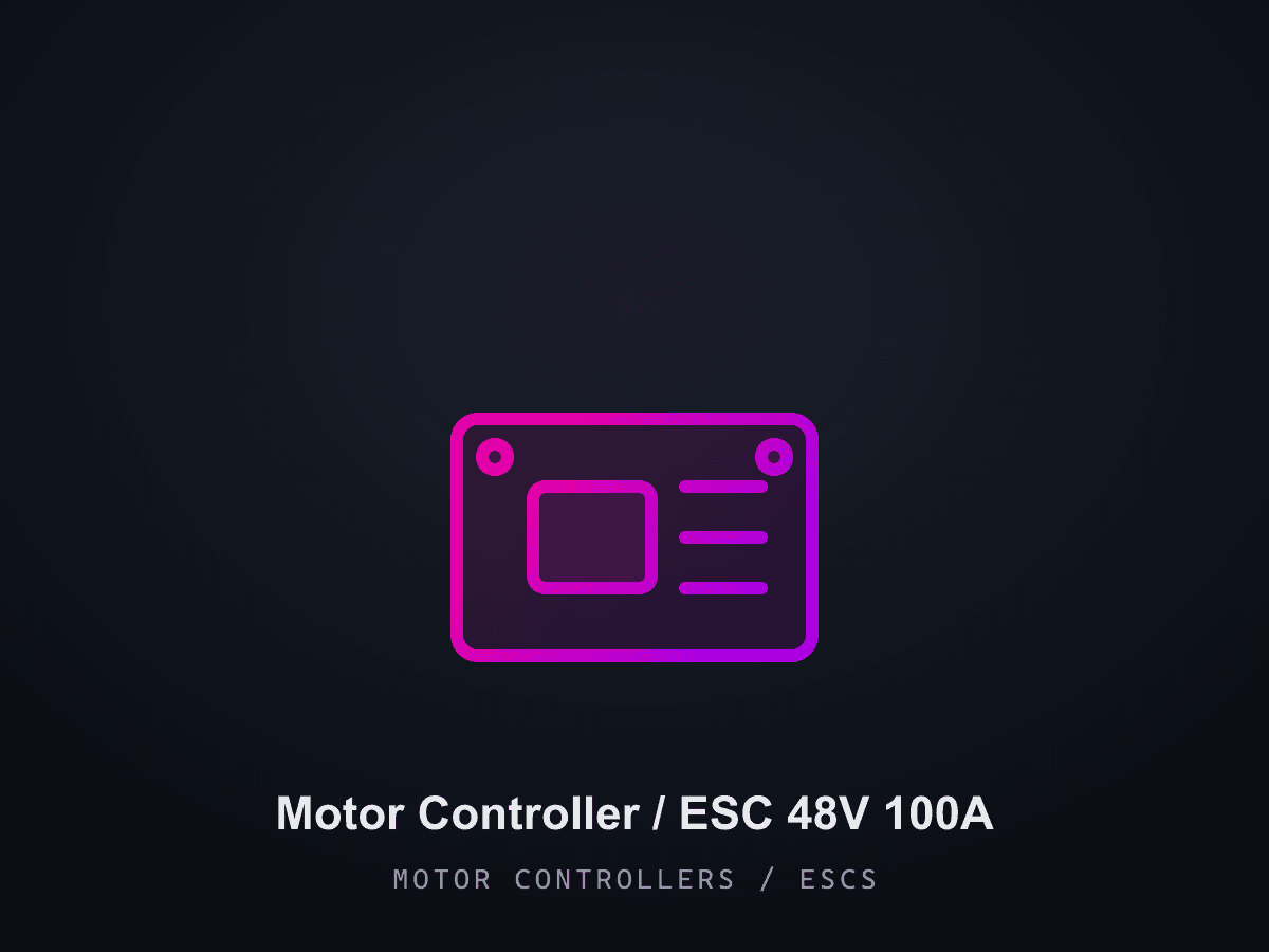 Motor Controller / ESC 48V 100A