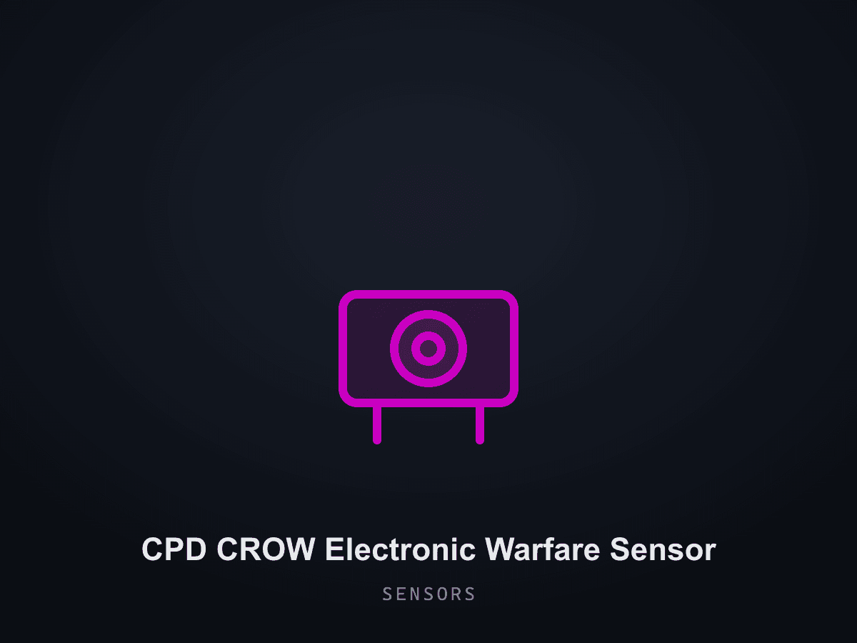 CPD CROW Electronic Warfare Sensor