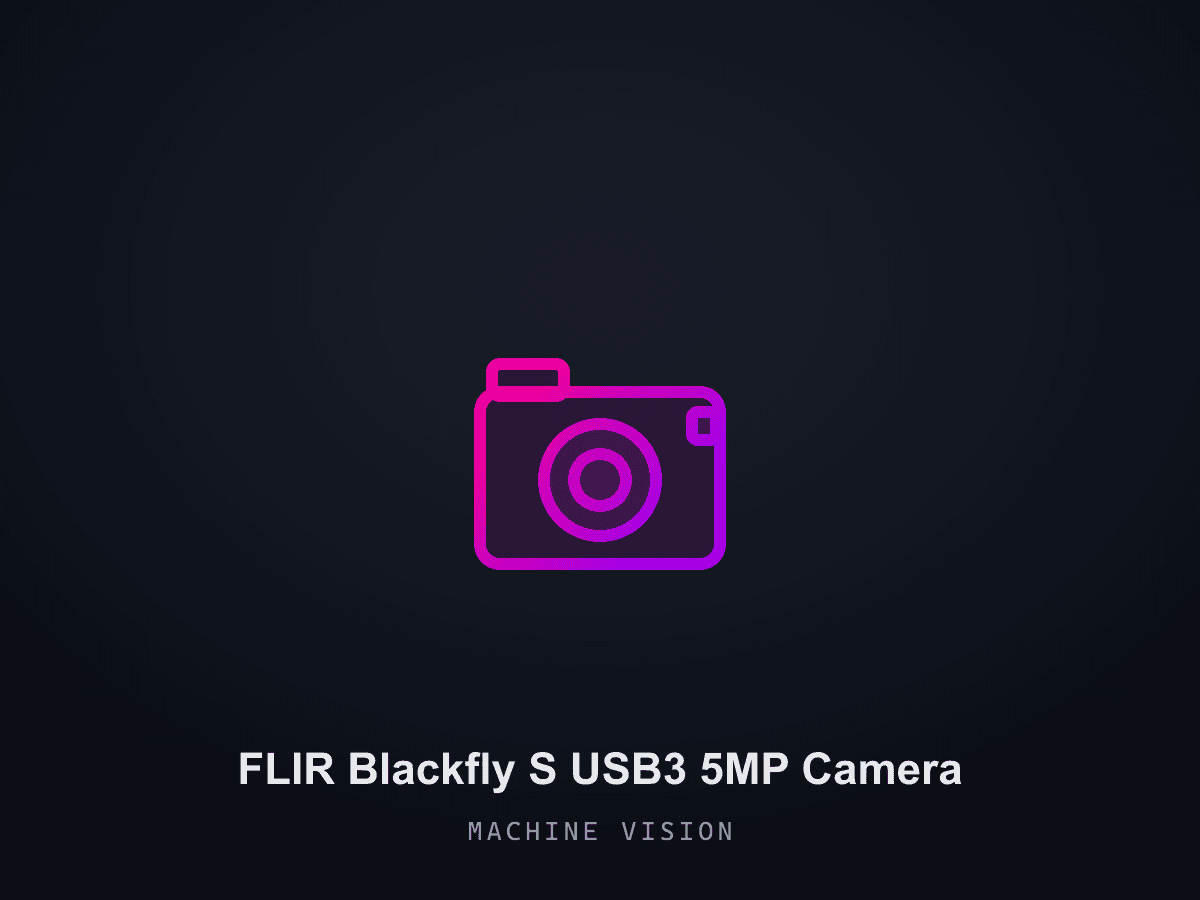 FLIR Blackfly S USB3 5MP Camera