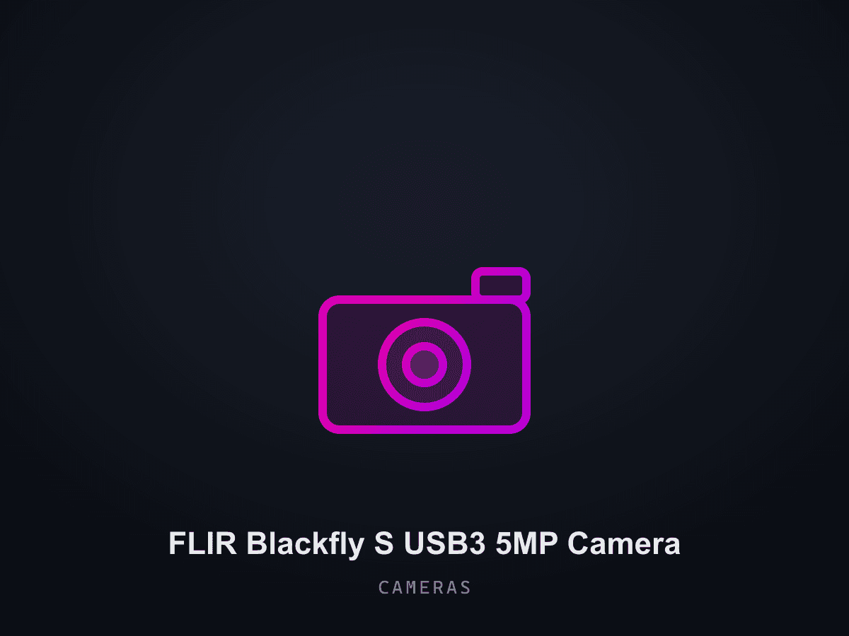 FLIR Blackfly S USB3 5MP Camera