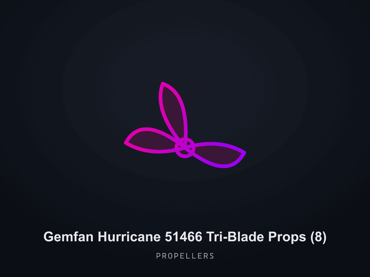 Gemfan Hurricane 51466 Tri-Blade Props (8)