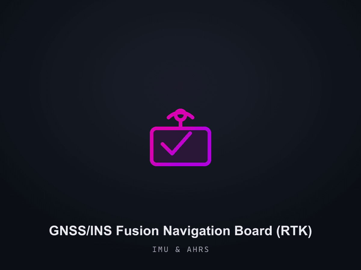 GNSS/INS Fusion Navigation Board (RTK)