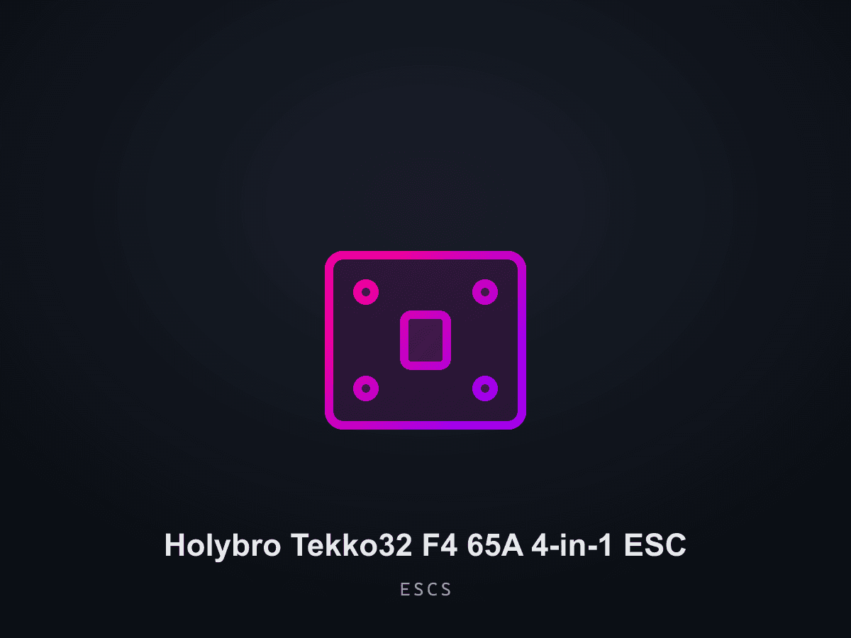 Holybro Tekko32 F4 65A 4-in-1 ESC