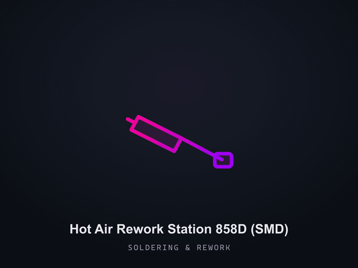 Hot Air Rework Station 858D (SMD)