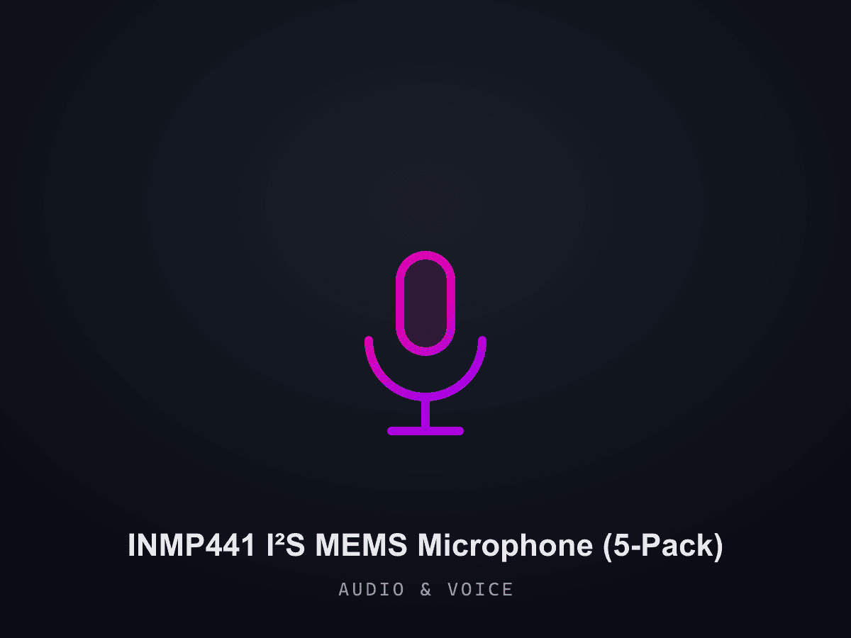 INMP441 I²S MEMS Microphone (5-Pack)
