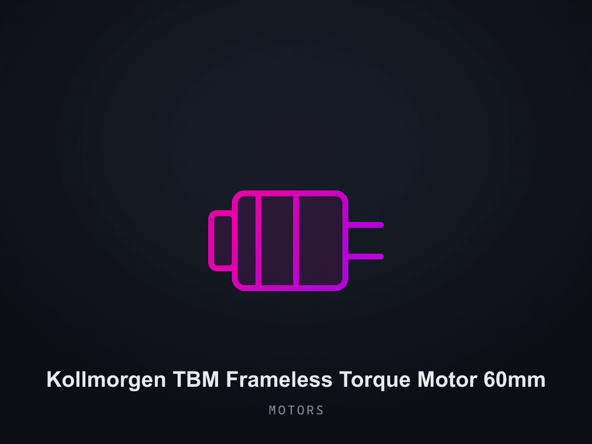 Kollmorgen TBM Frameless Torque Motor 60mm