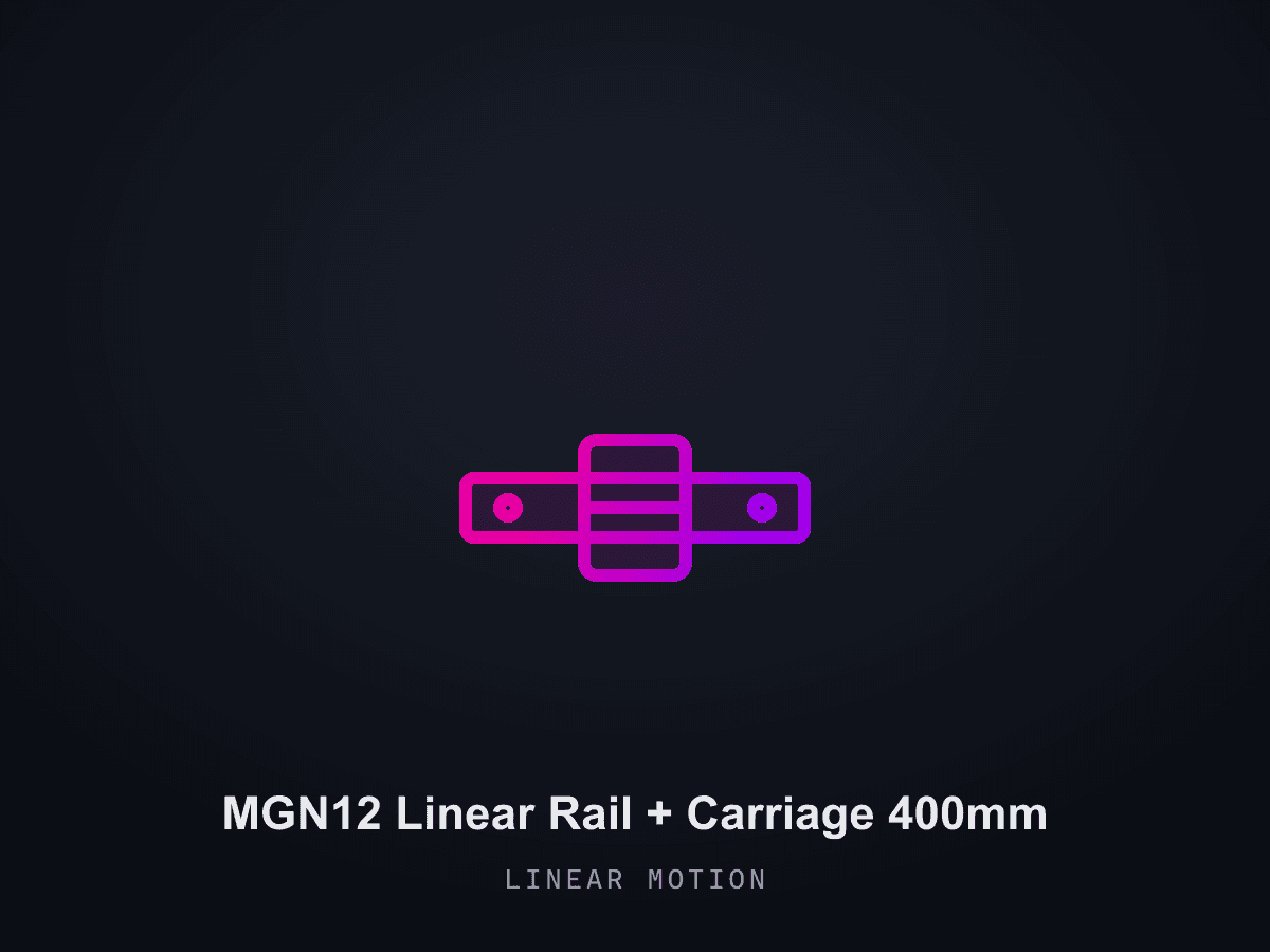 MGN12 Linear Rail + Carriage 400mm