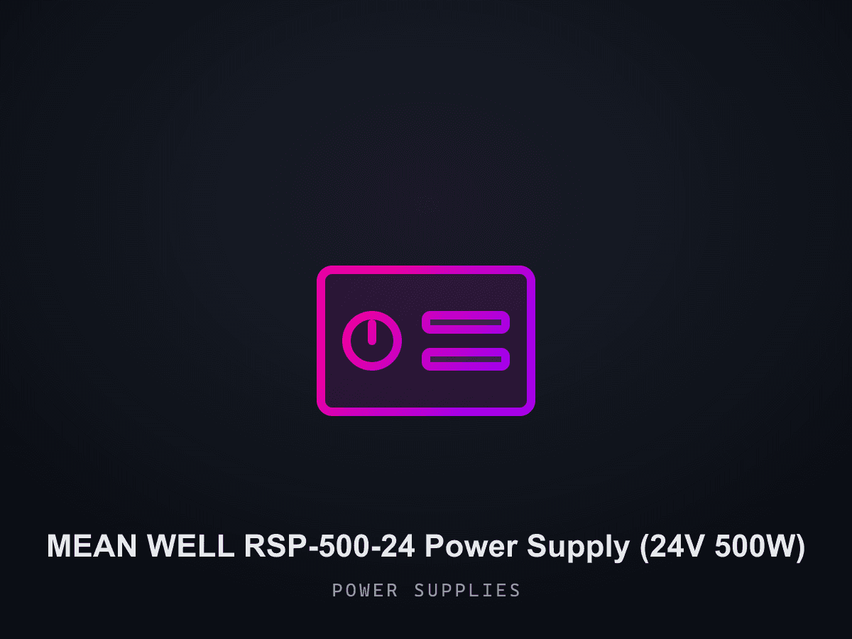 MEAN WELL RSP-500-24 Power Supply (24V 500W)