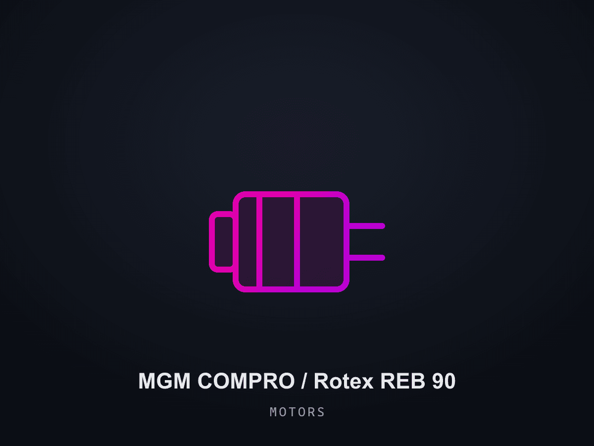 MGM COMPRO / Rotex REB 90