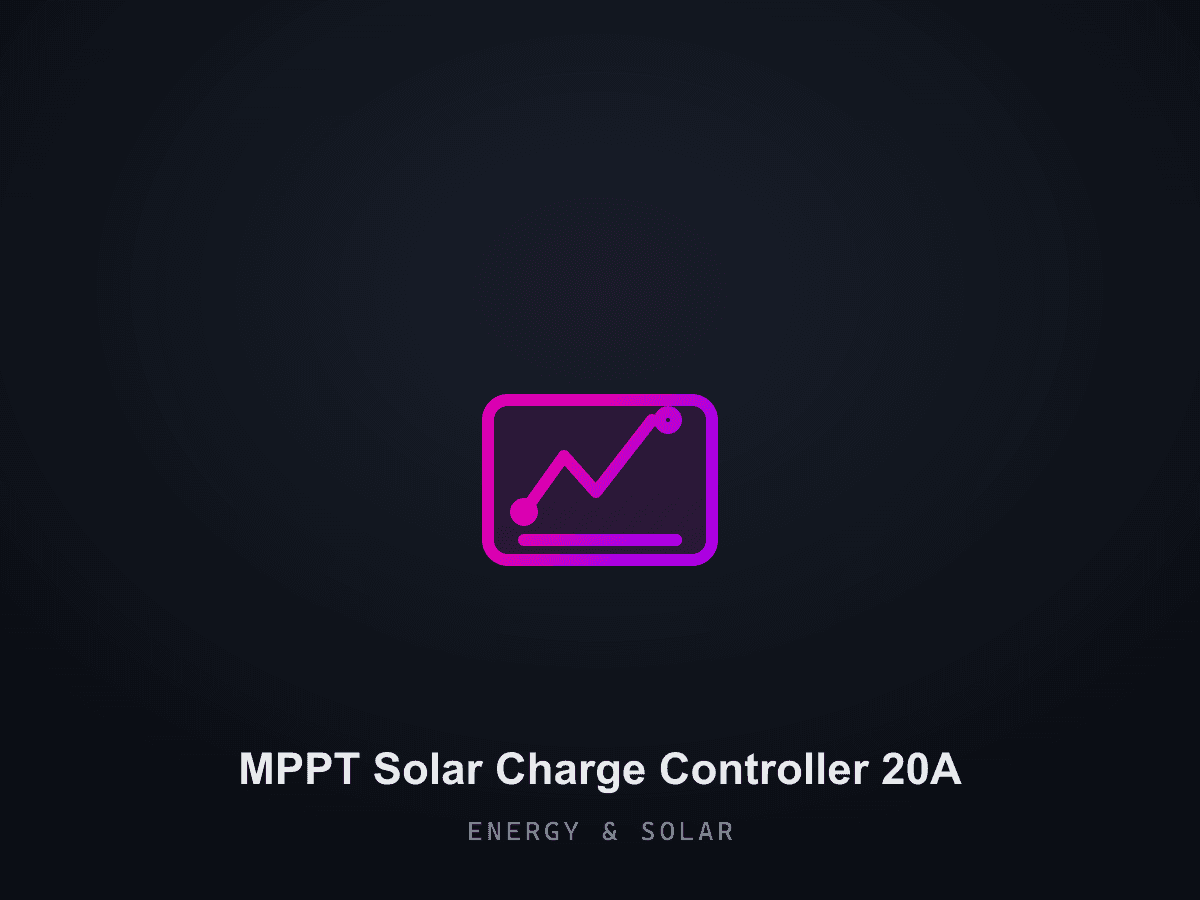 MPPT Solar Charge Controller 20A