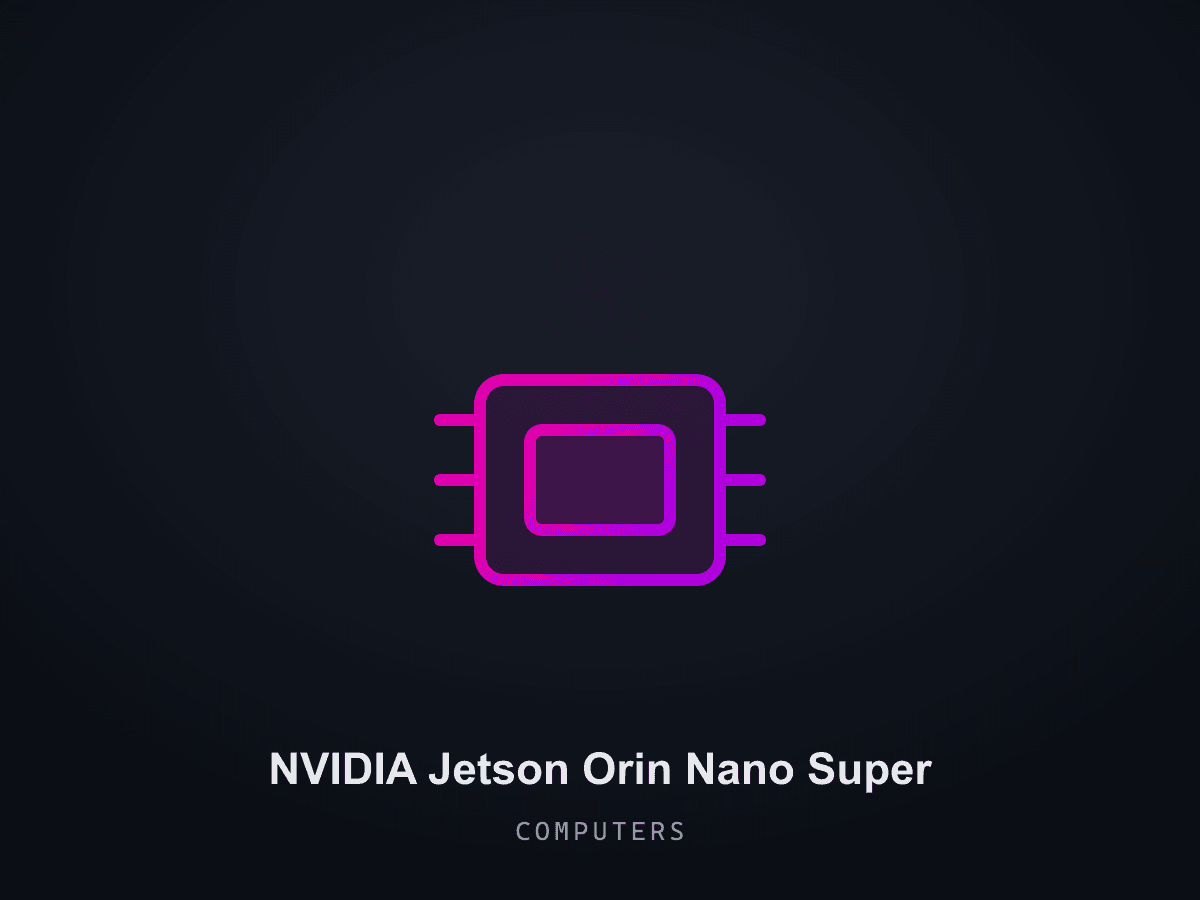 NVIDIA Jetson Orin Nano Super