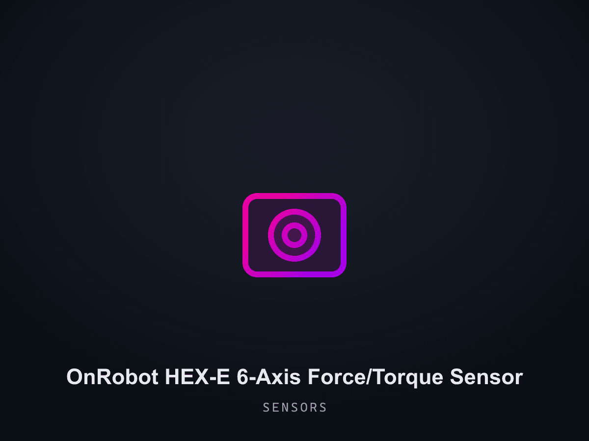 OnRobot HEX-E 6-Axis Force/Torque Sensor
