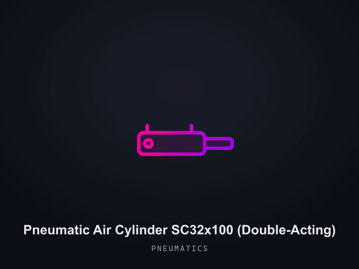 Pneumatic Air Cylinder SC32x100 (Double-Acting)