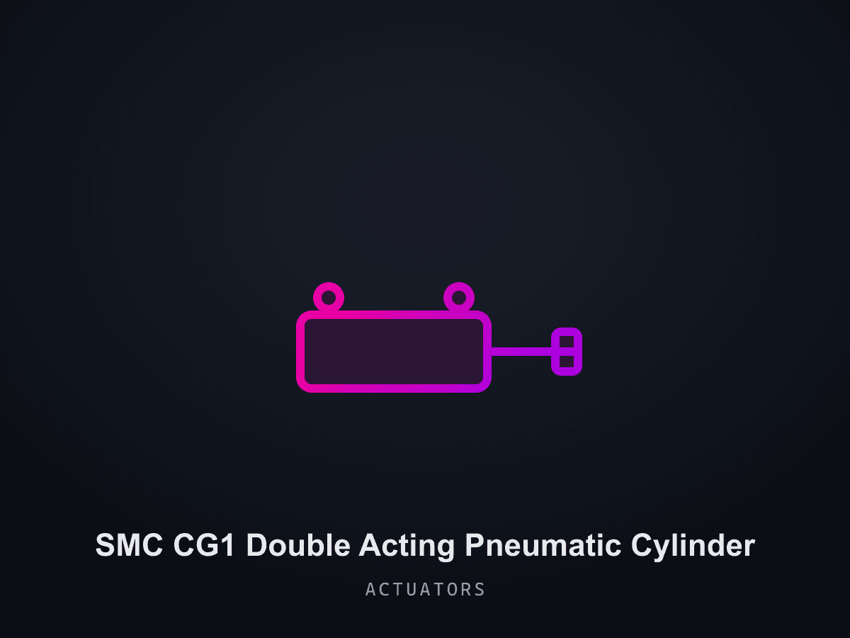 SMC CG1 Double Acting Pneumatic Cylinder