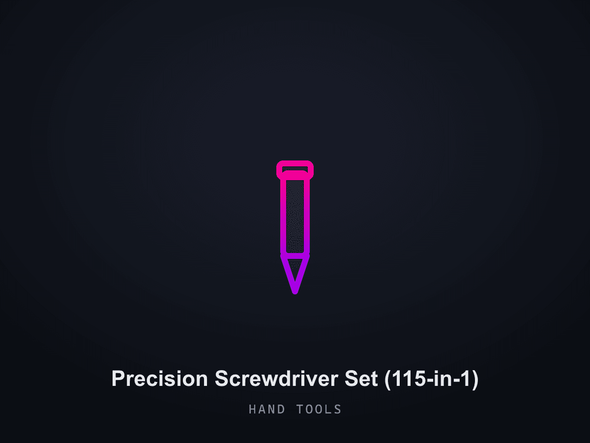 Precision Screwdriver Set (115-in-1)