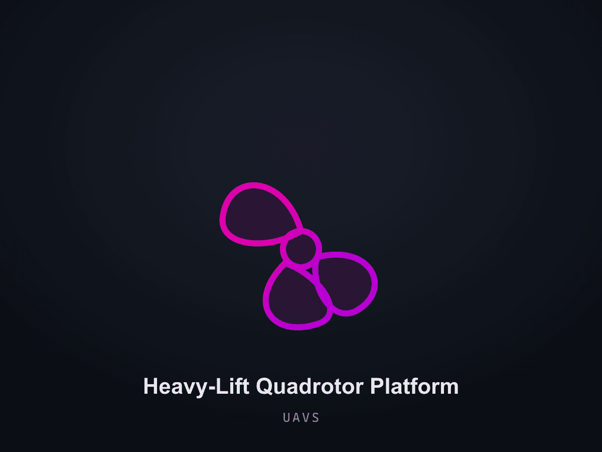 Heavy-Lift Quadrotor Platform