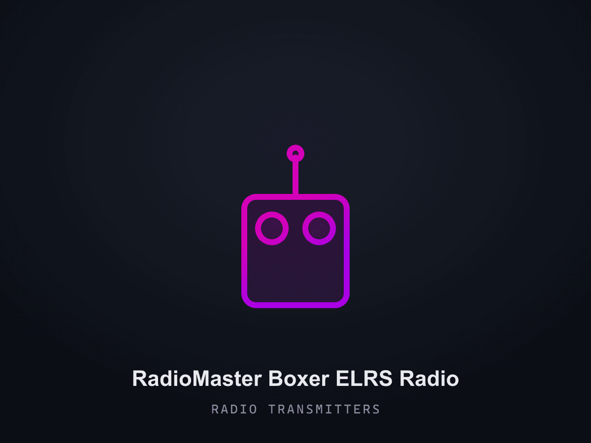 RadioMaster Boxer ELRS Radio