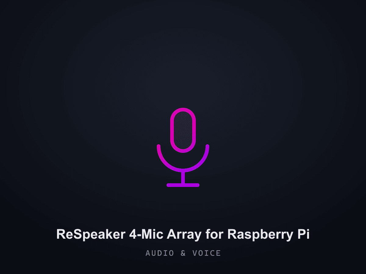 ReSpeaker 4-Mic Array for Raspberry Pi