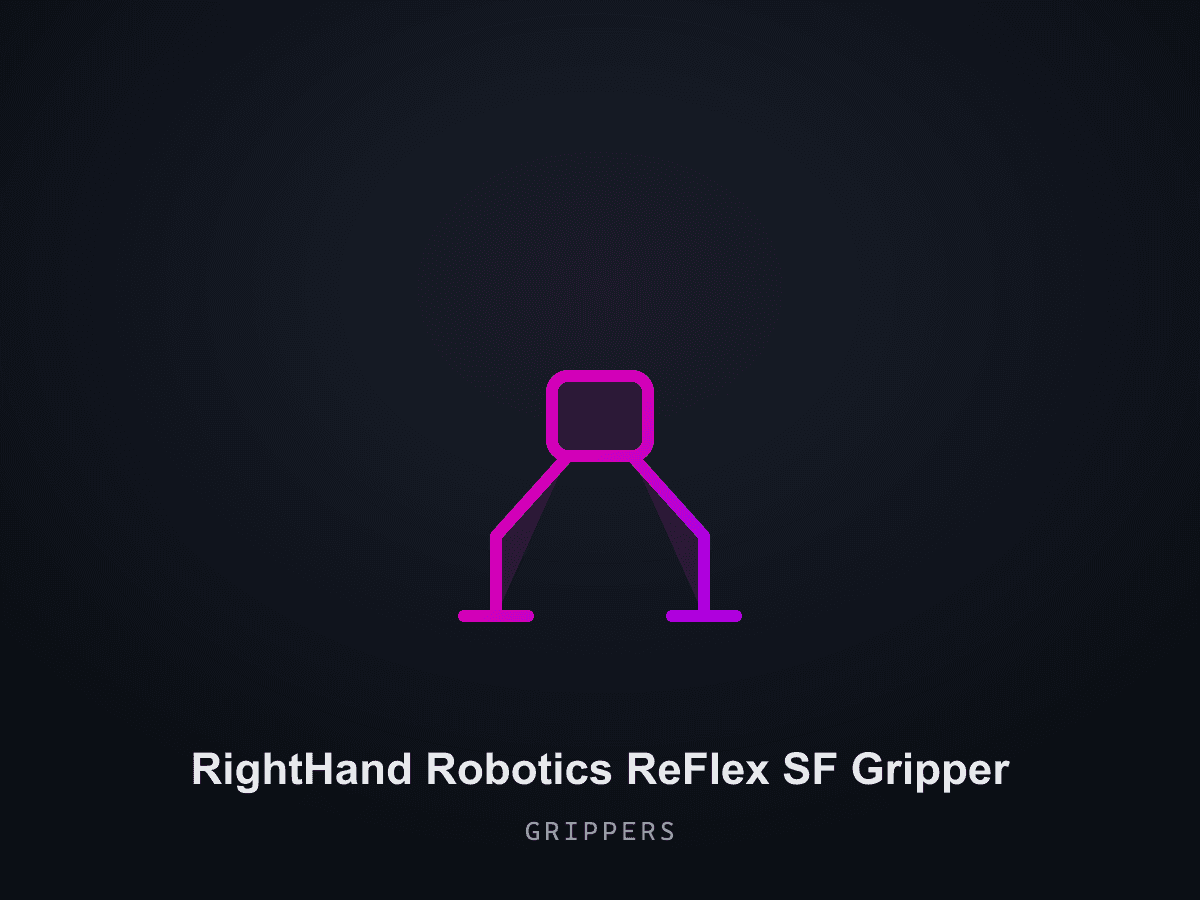 RightHand Robotics ReFlex SF Gripper