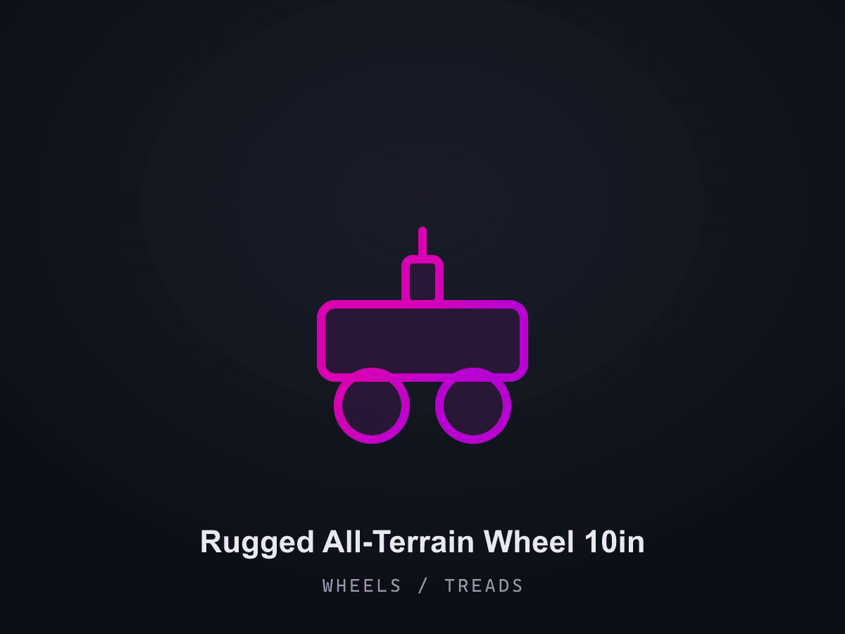 Rugged All-Terrain Wheel 10in