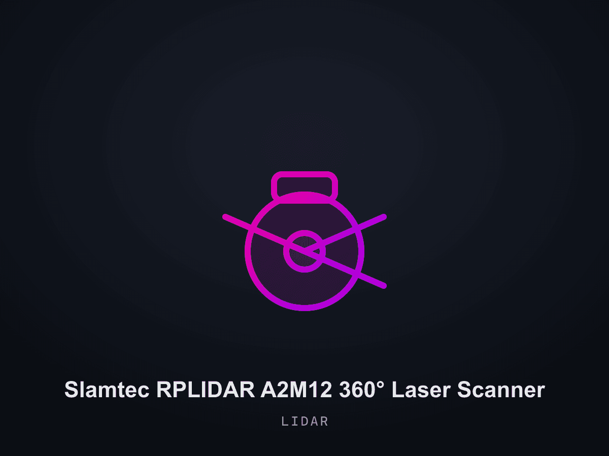 Slamtec RPLIDAR A2M12 360° Laser Scanner
