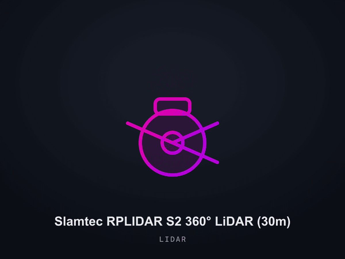 Slamtec RPLIDAR S2 360° LiDAR (30m)