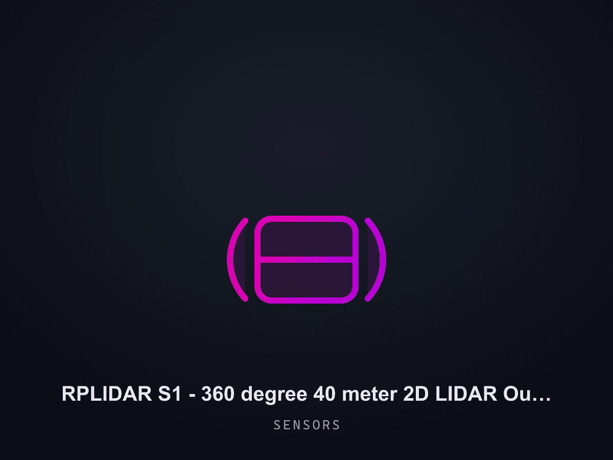 RPLIDAR S1 - 360 degree 40 meter 2D LIDAR Outdoor Available