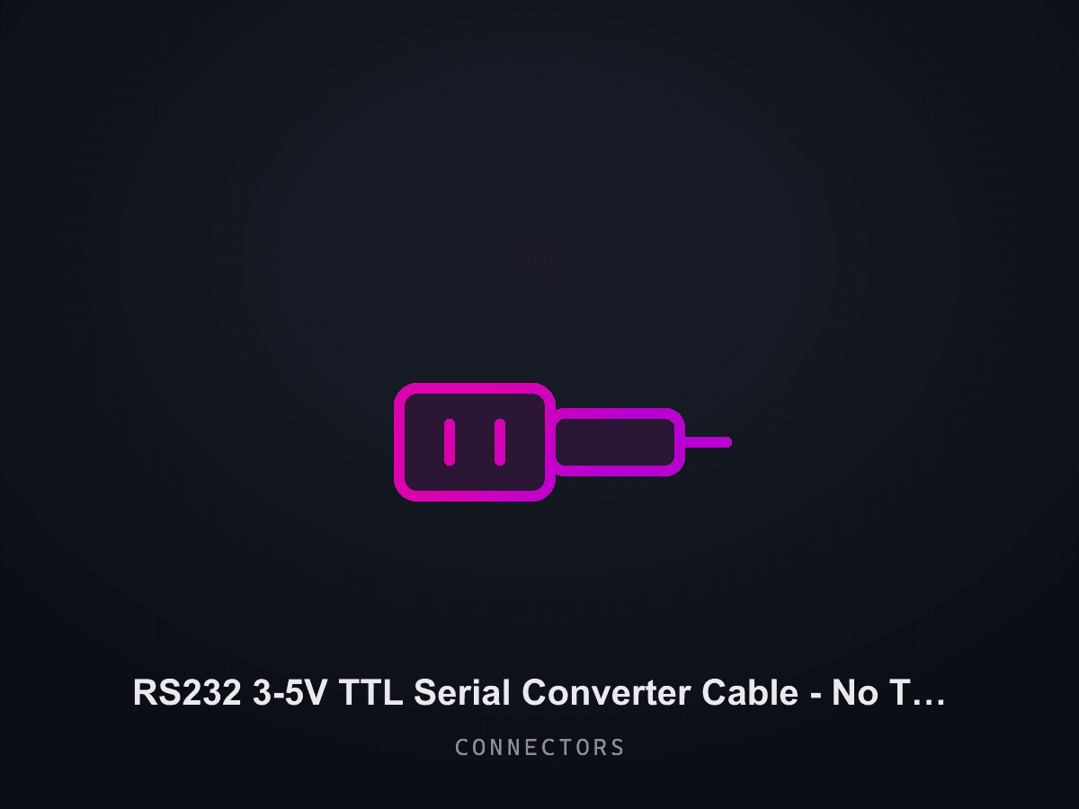 RS232 3-5V TTL Serial Converter Cable - No TTL Connector