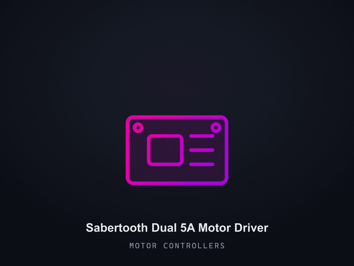 Sabertooth Dual 5A Motor Driver