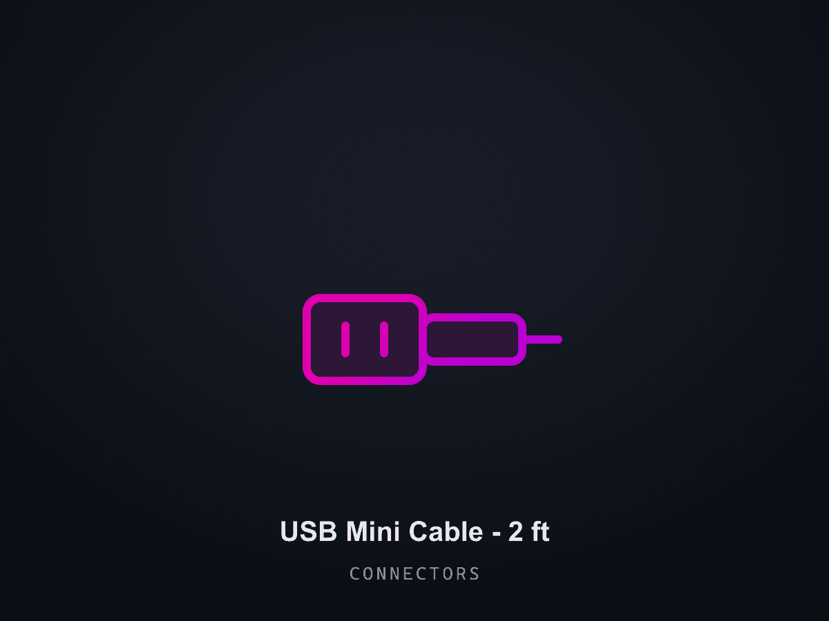 USB Mini Cable - 2 ft