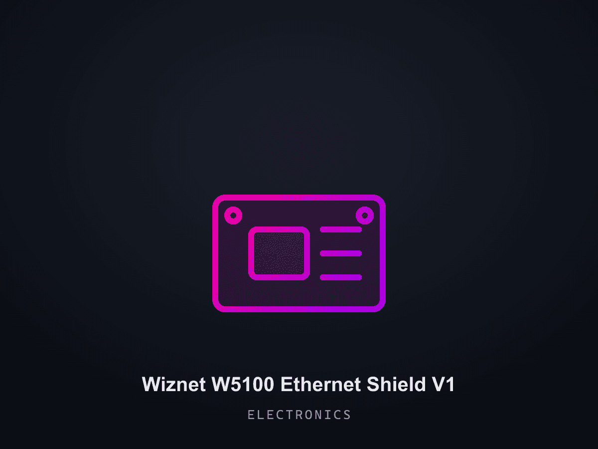 Wiznet W5100 Ethernet Shield V1