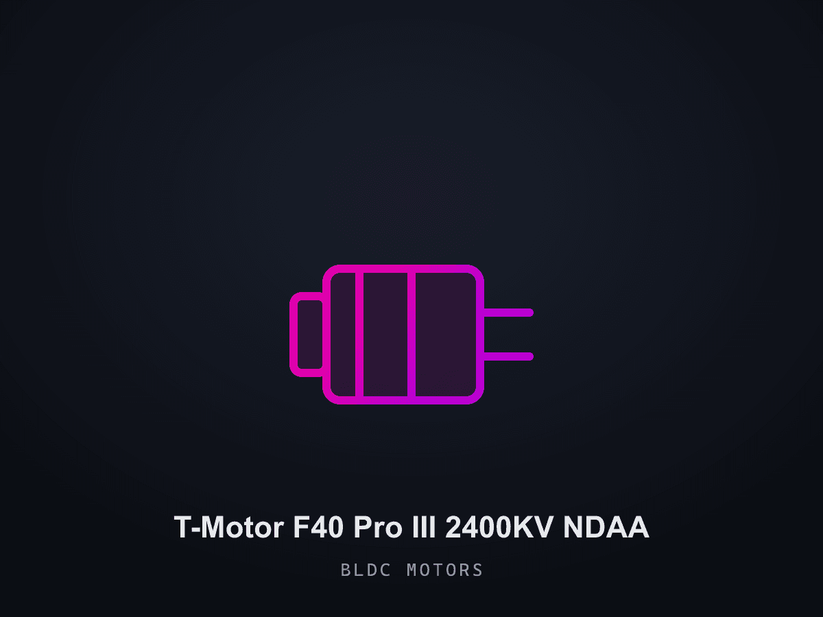 T-Motor F40 Pro III 2400KV NDAA