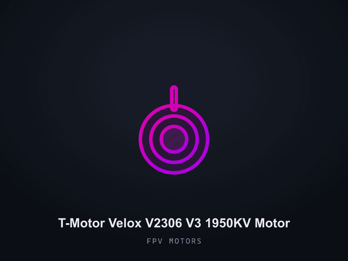 T-Motor Velox V2306 V3 1950KV Motor
