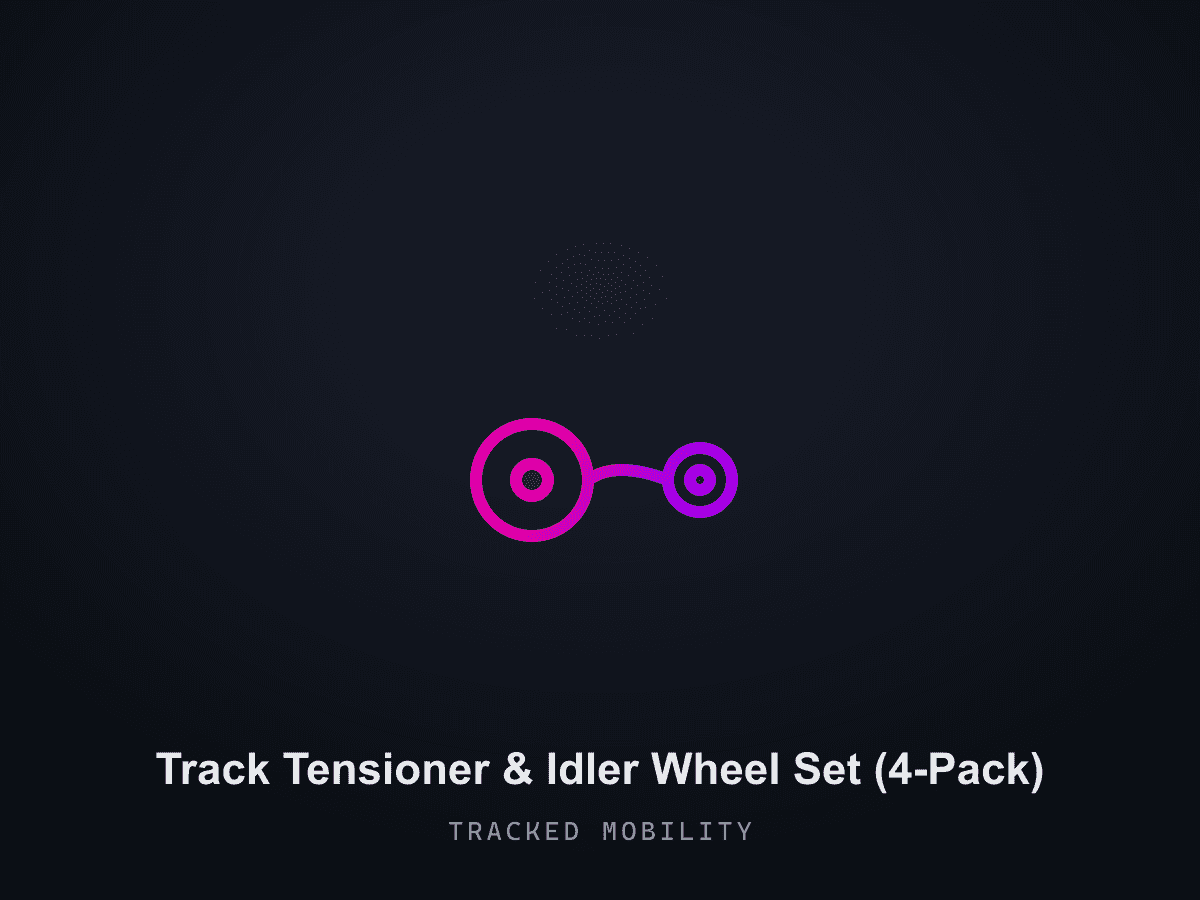 Track Tensioner & Idler Wheel Set (4-Pack)