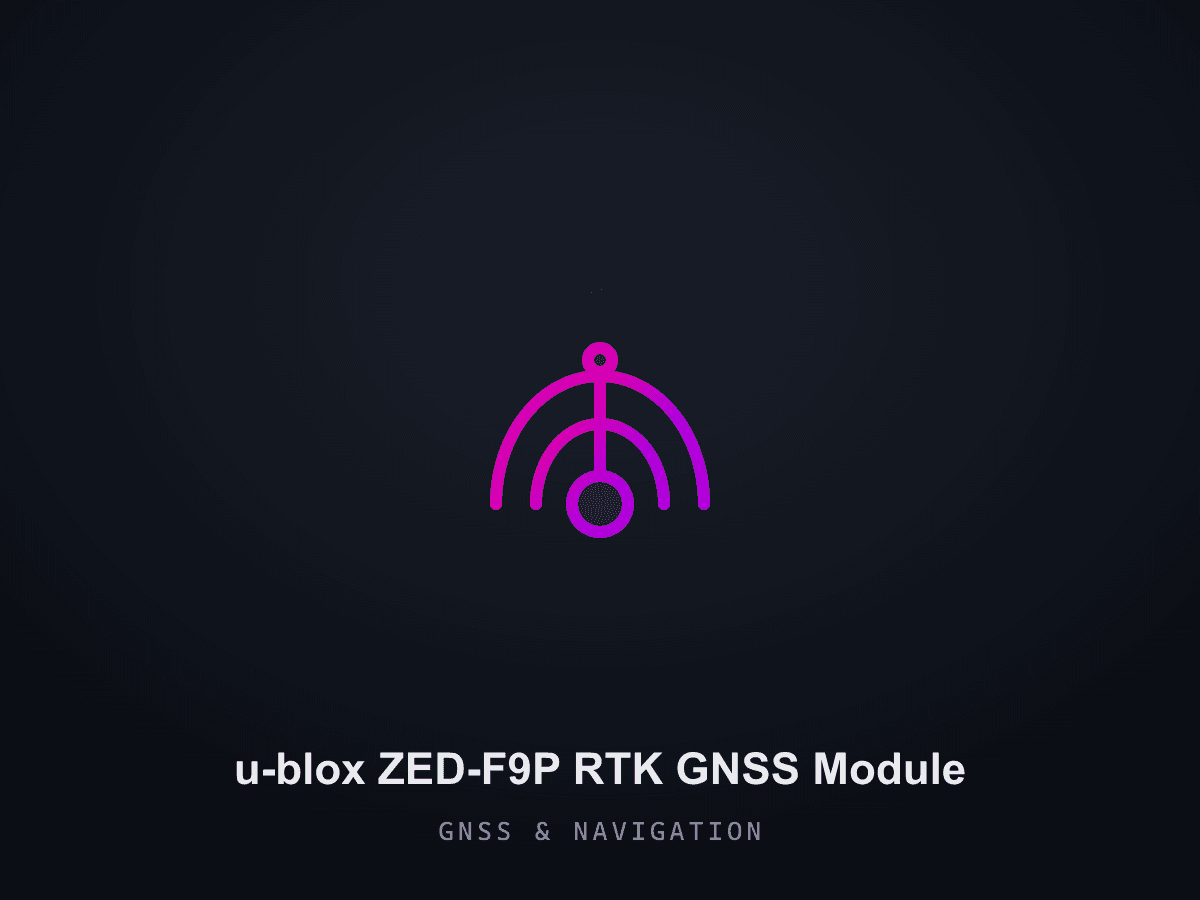 u-blox ZED-F9P RTK GNSS Module