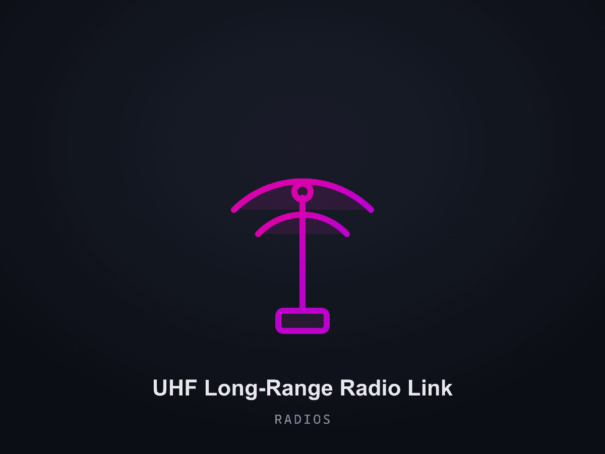 UHF Long-Range Radio Link