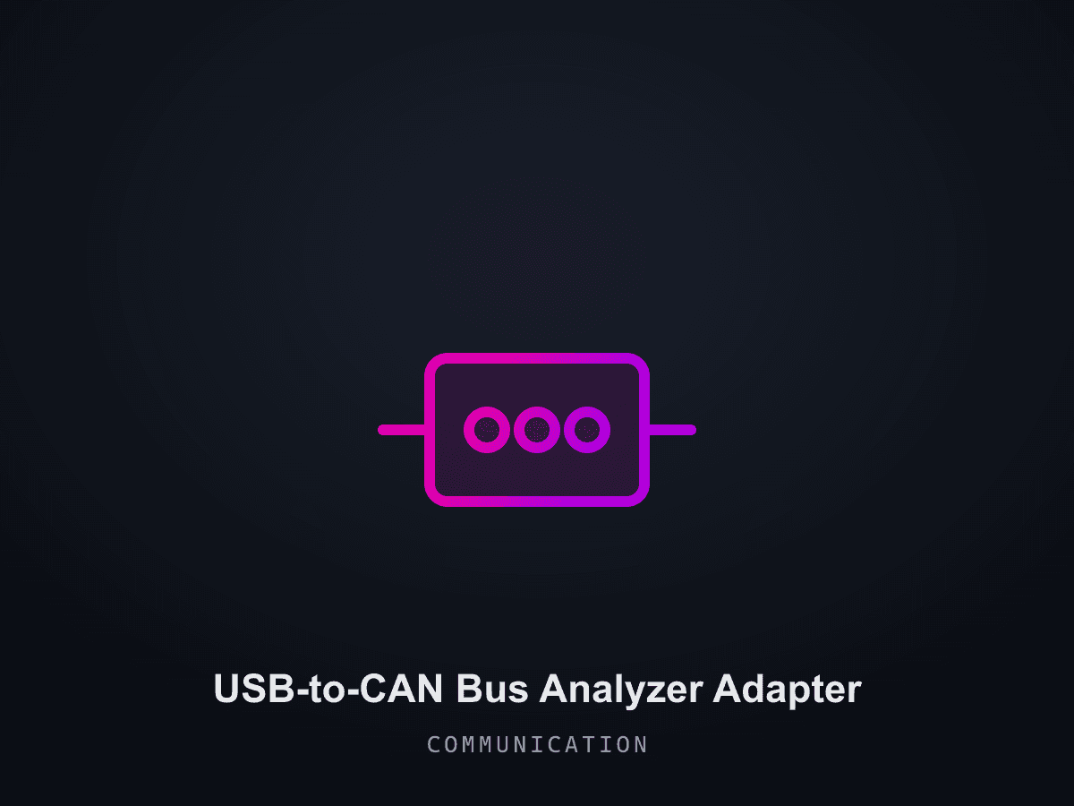 USB-to-CAN Bus Analyzer Adapter