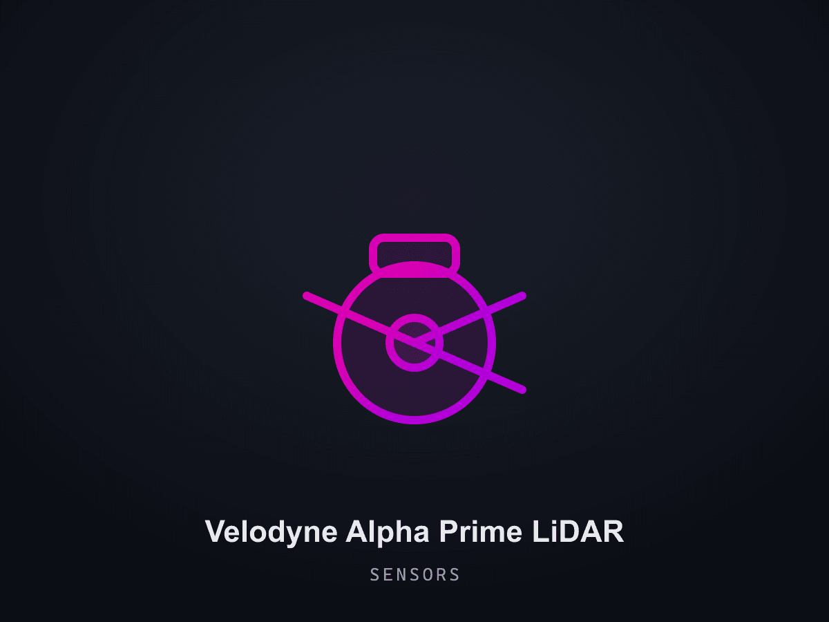 Velodyne Alpha Prime LiDAR