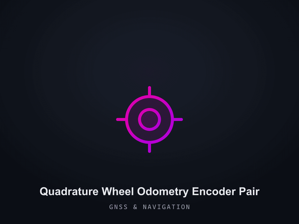 Quadrature Wheel Odometry Encoder Pair