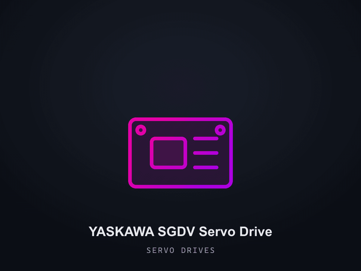YASKAWA SGDV Servo Drive